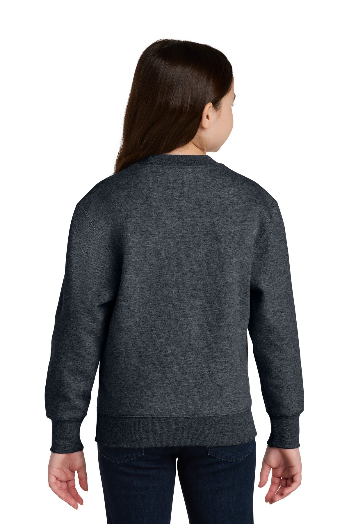 Back Model Dark Heather Grey