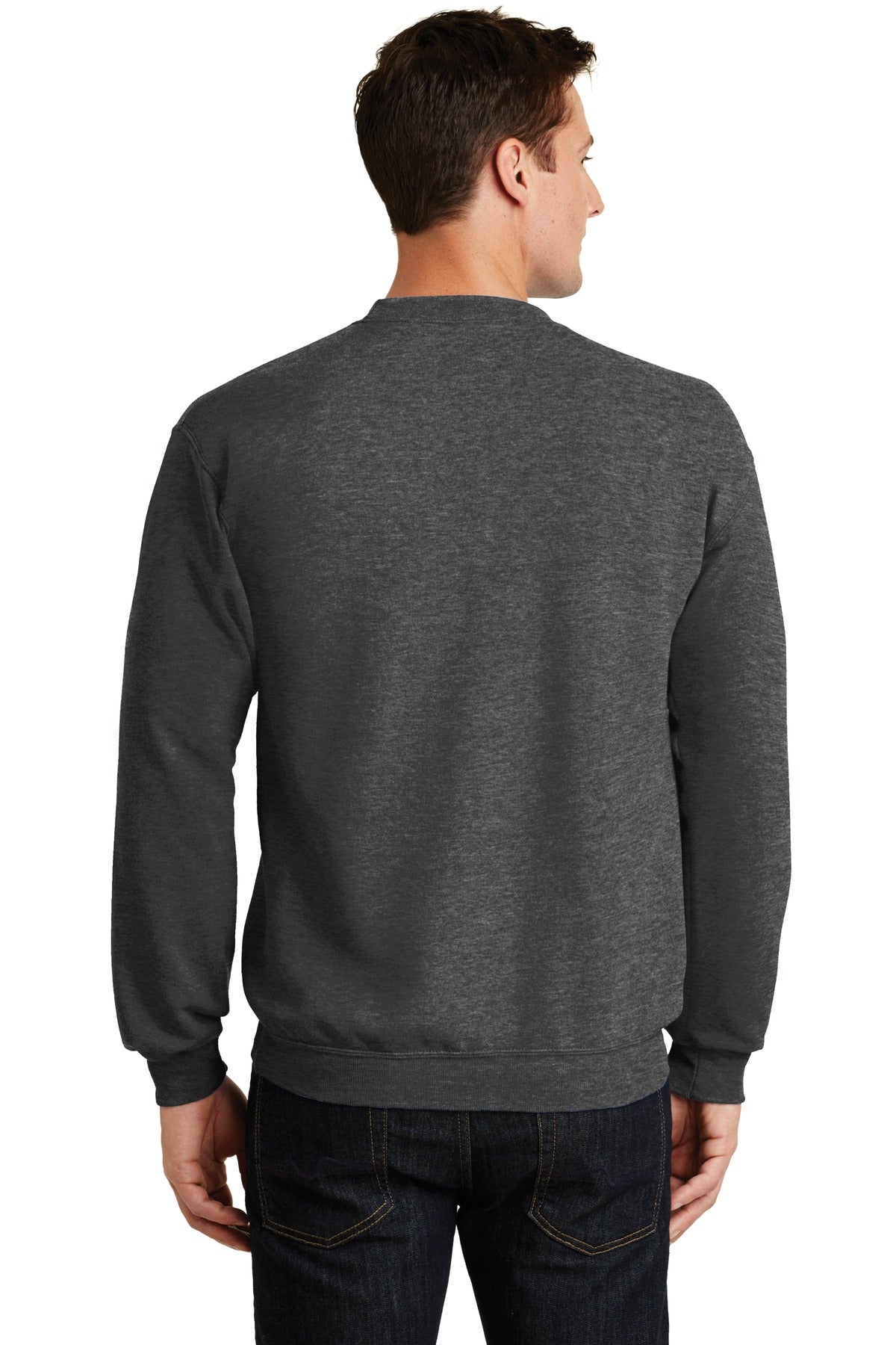 Back Model Dark Heather Grey