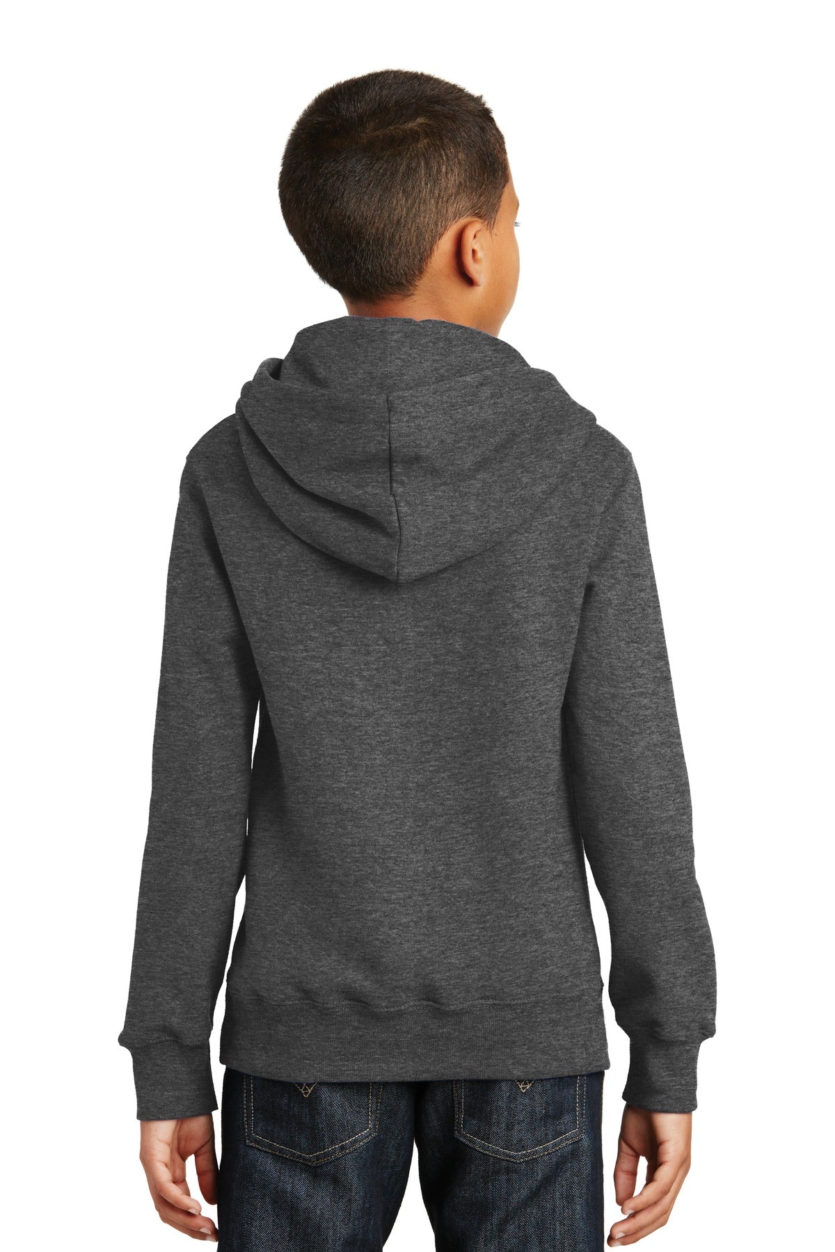 Back Model Dark Heather Grey