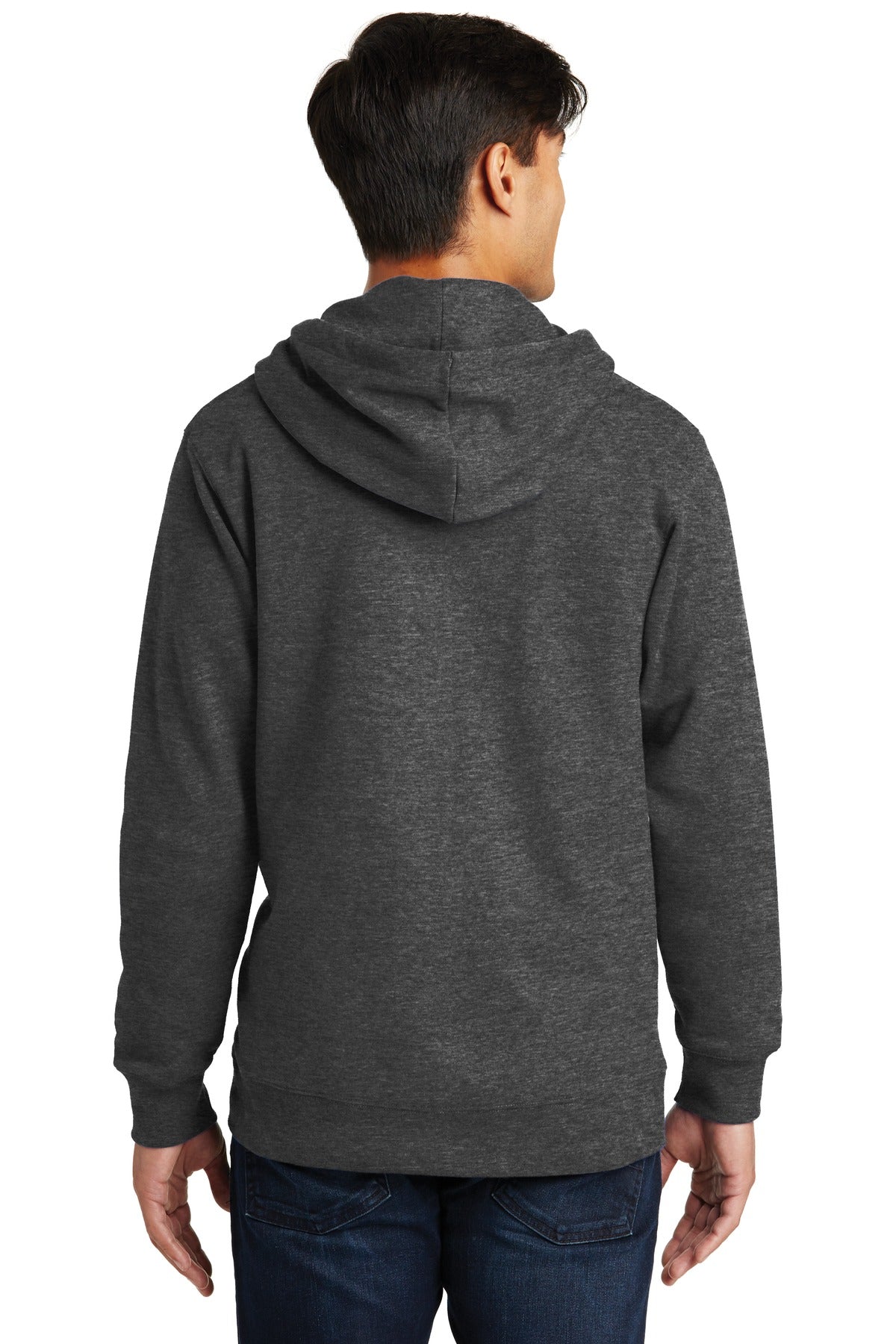 Back Model Dark Heather Grey