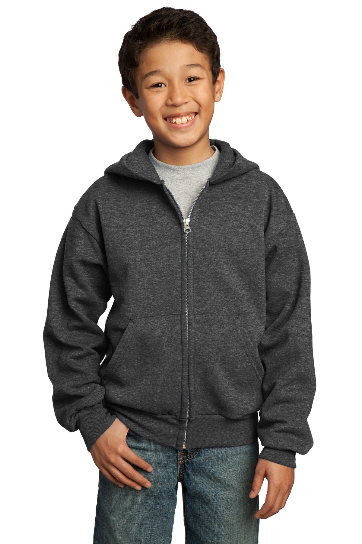 Model Dark Heather Grey
