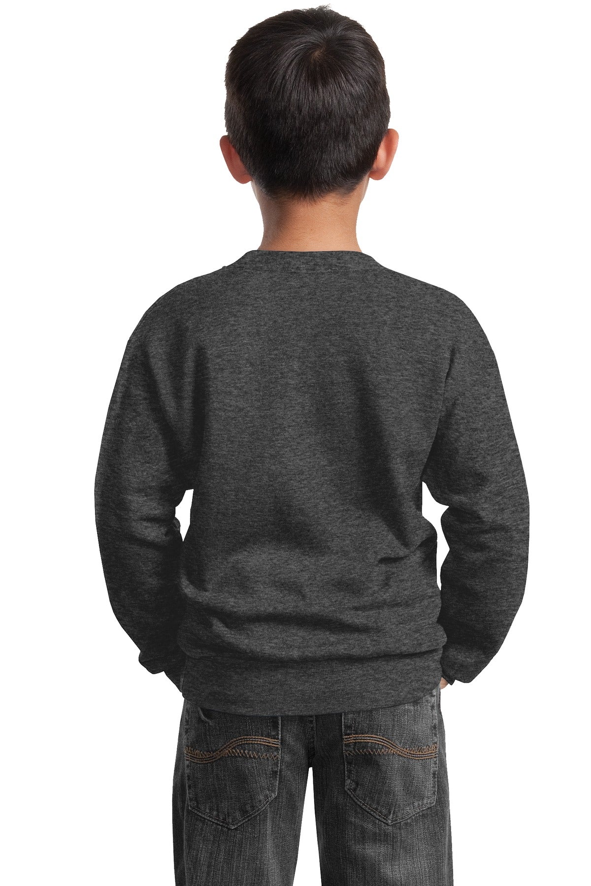 Back Model Dark Heather Grey