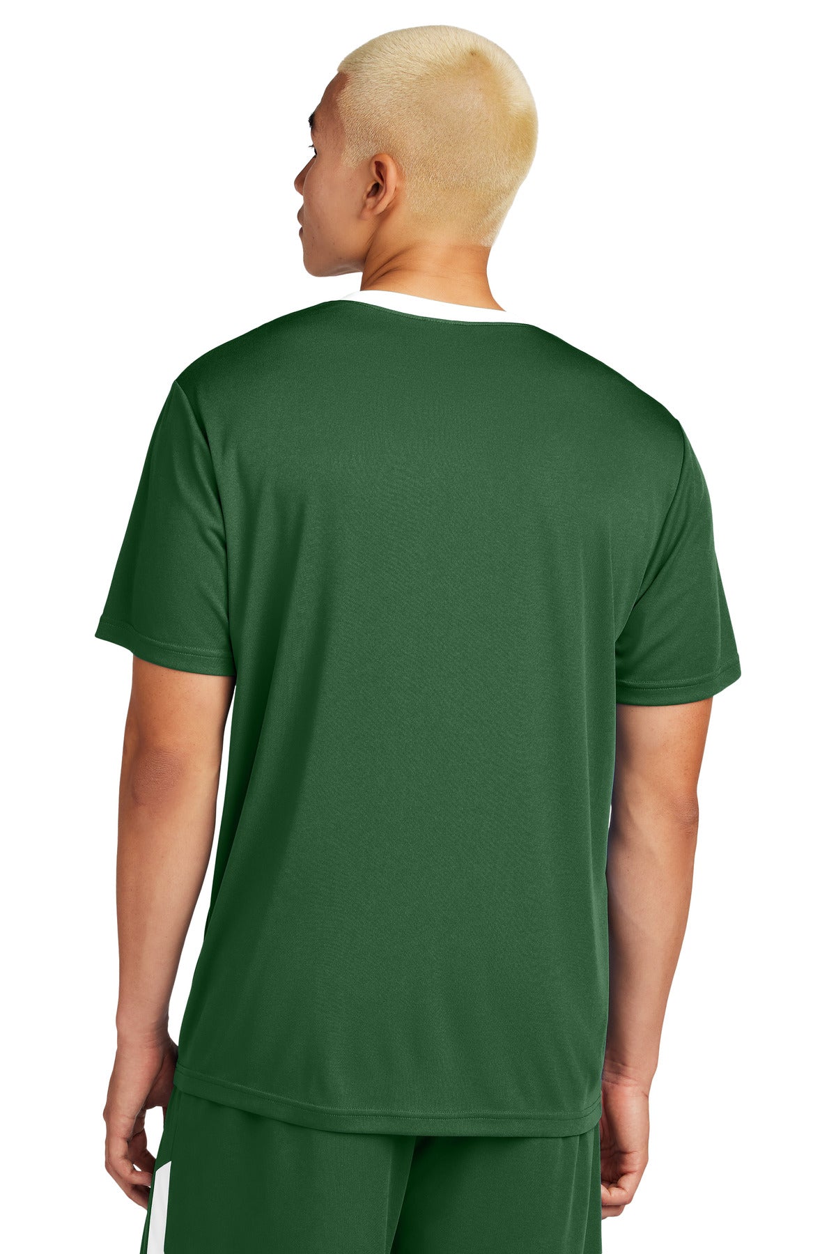 Back Model Forest Green/ White