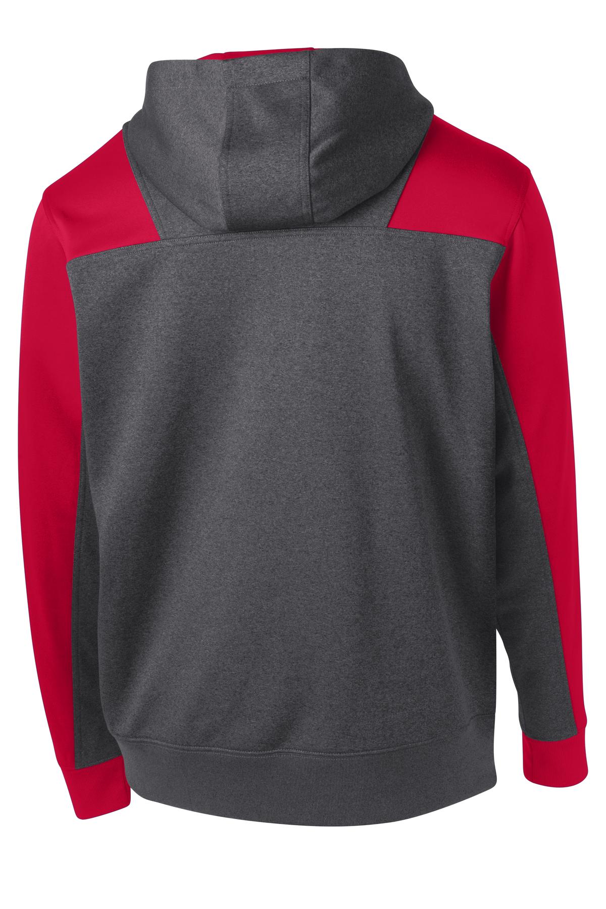 Back Product Graphite Heather/ True Red