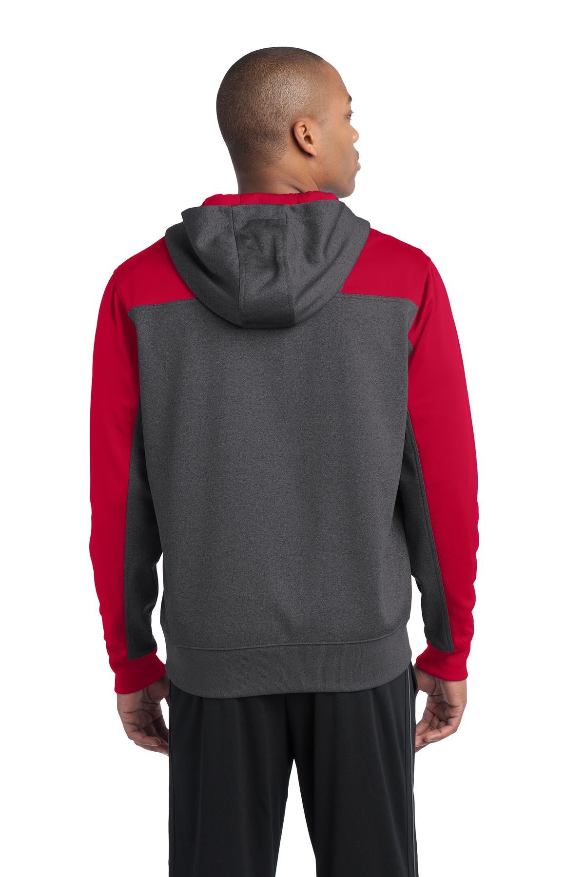 Back Model Graphite Heather/ True Red