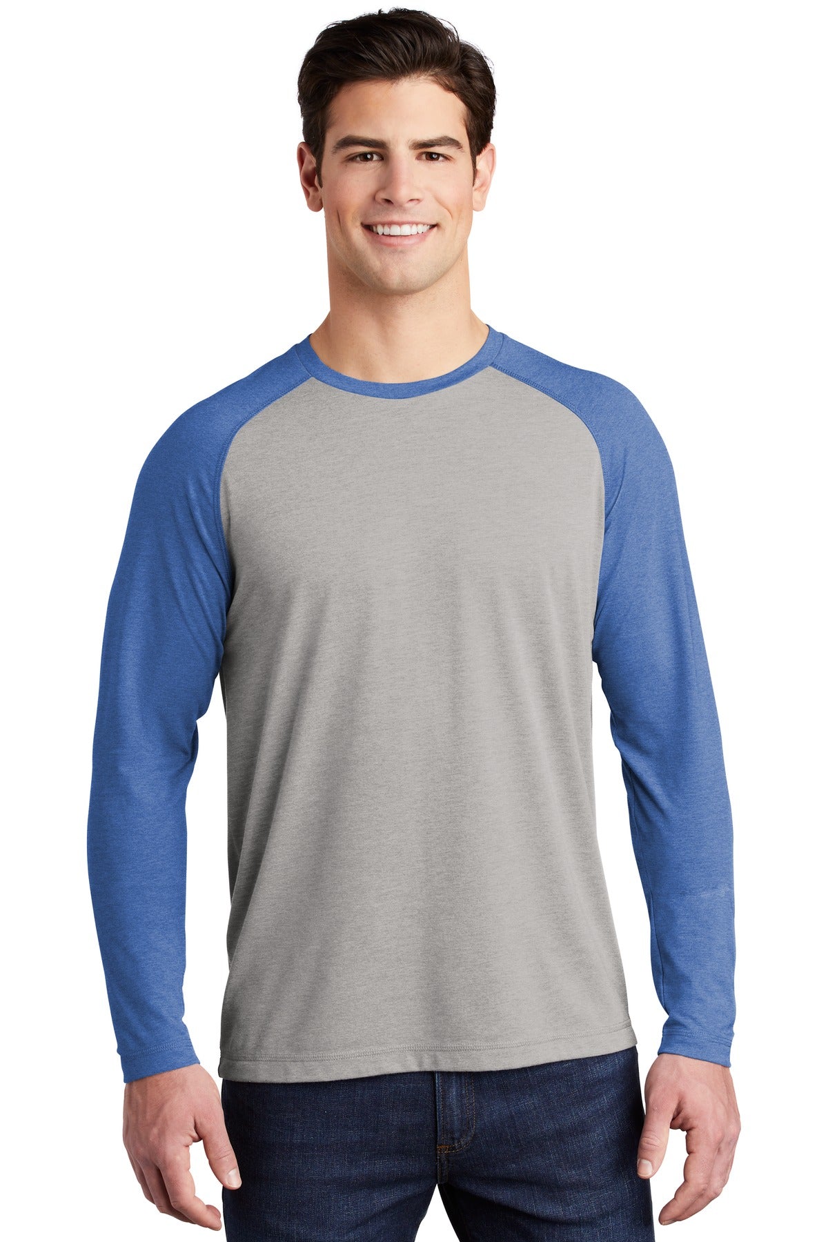 Model True Royal Heather/ Light Grey Heather