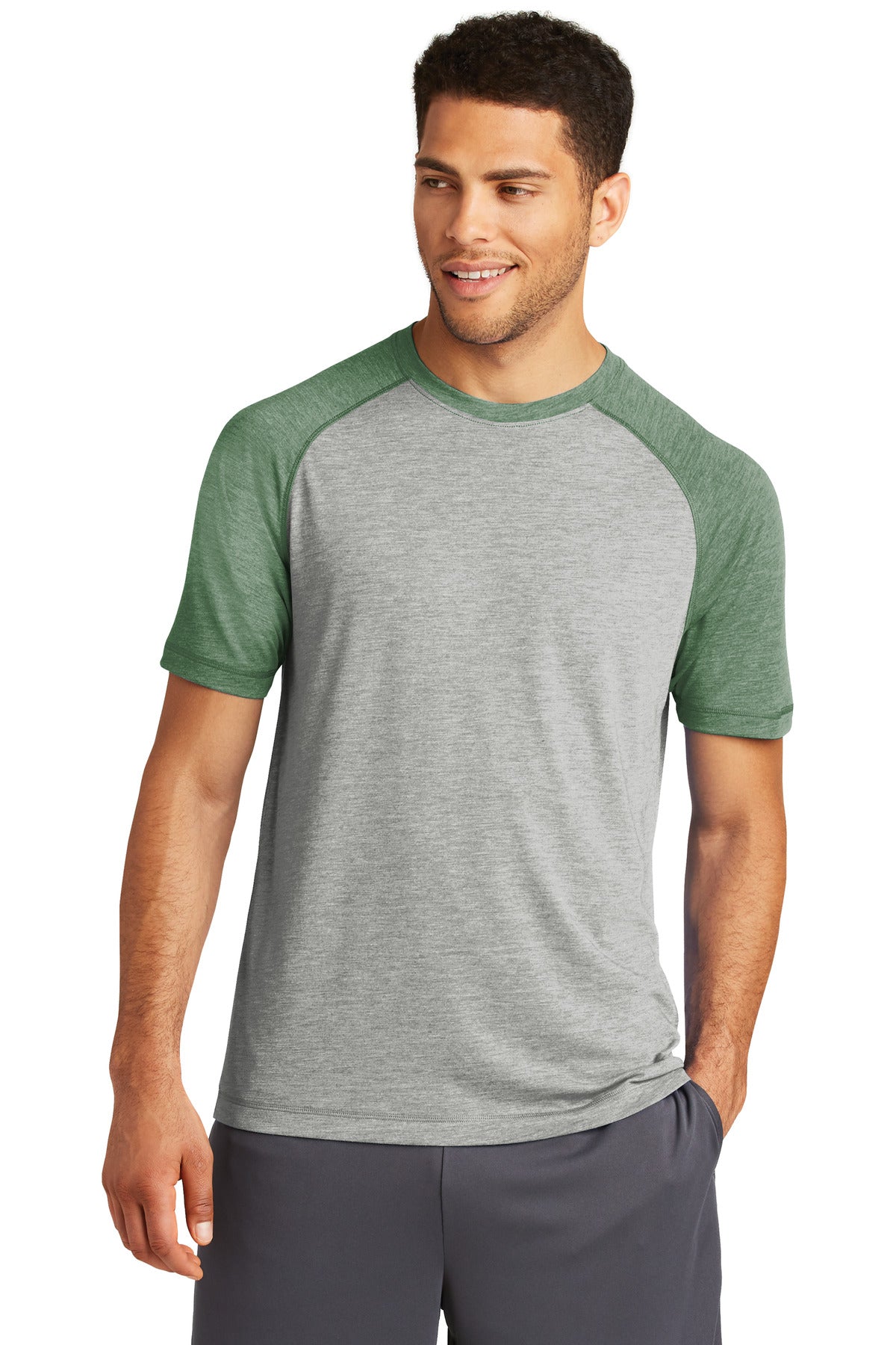 Model Forest Green Heather/ Light Grey Heather