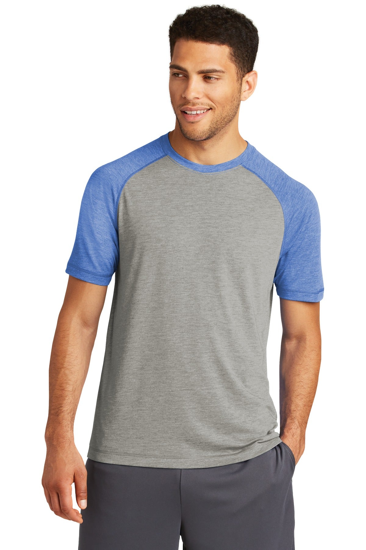 Model True Royal Heather/ Light Grey Heather