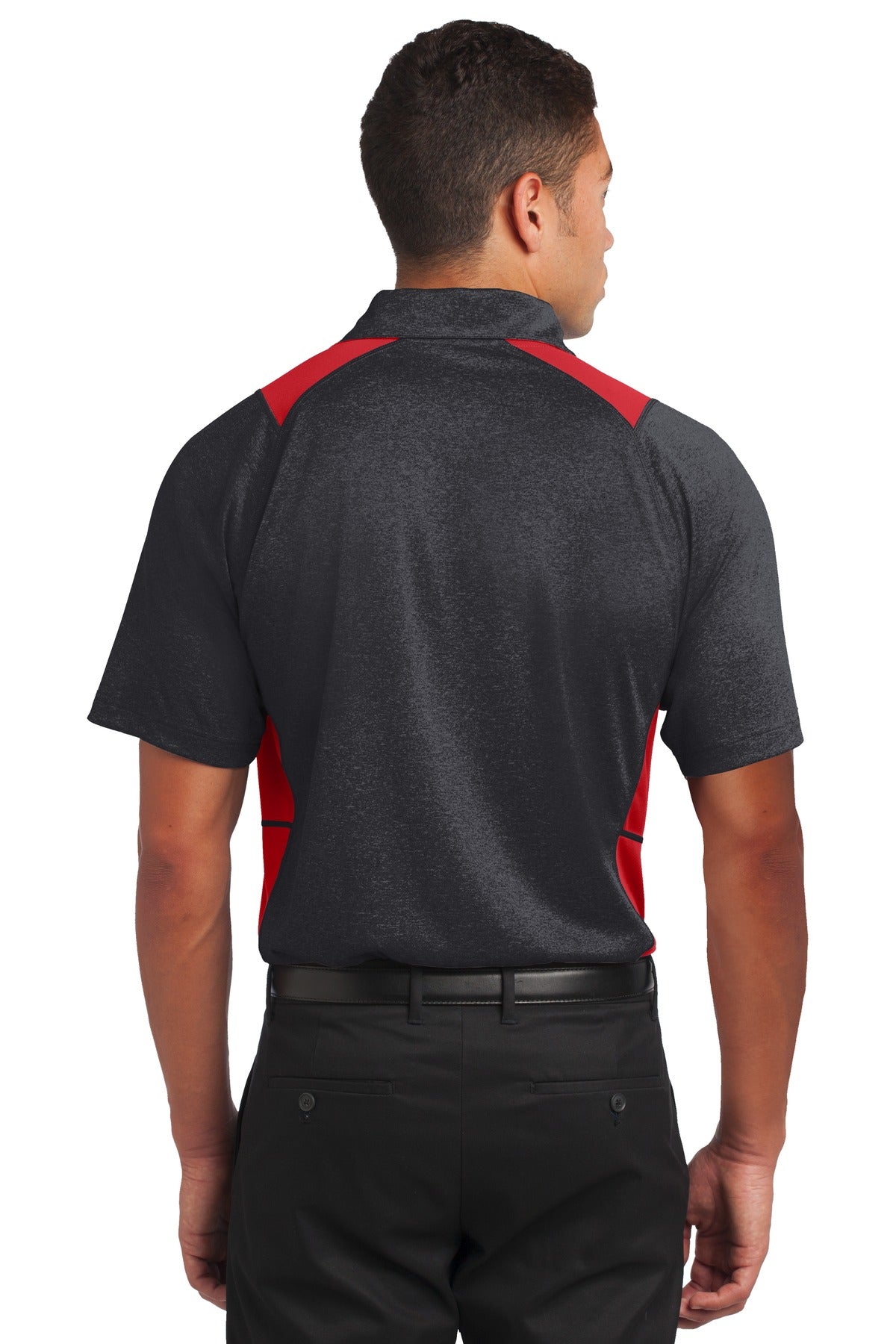 Back Model Graphite Heather/ True Red