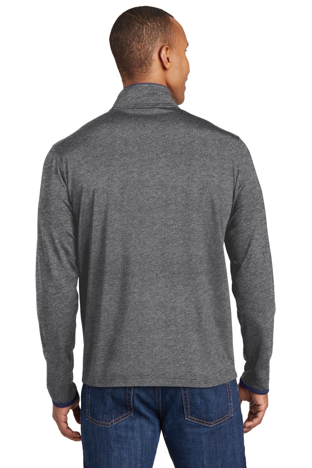 Back Model Charcoal Grey Heather/ True Navy