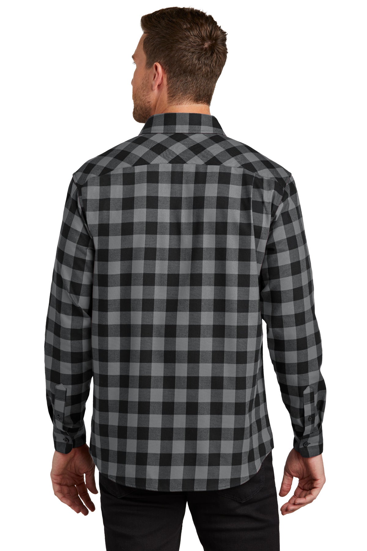 Back Model Grey/ Black Buffalo Check