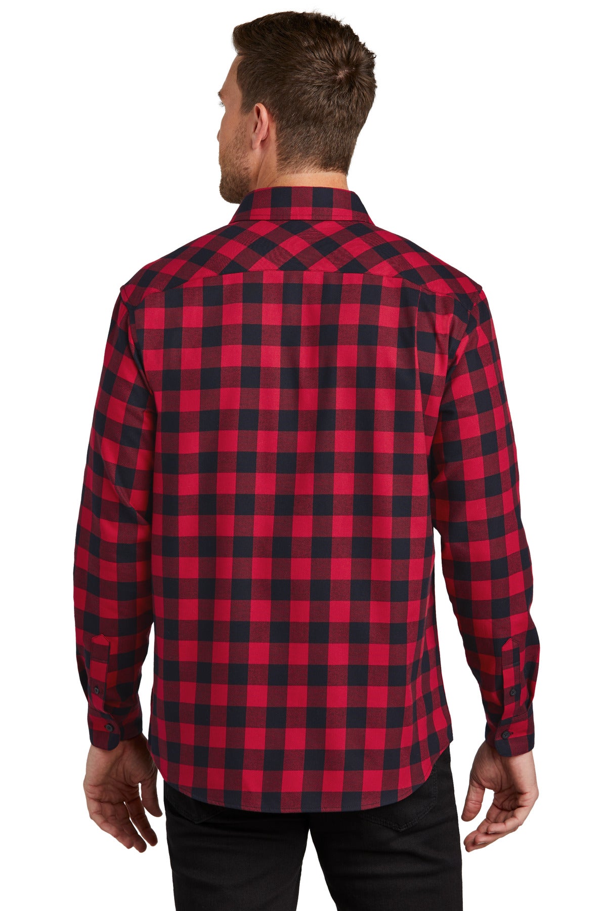 Back Model Red/ Black Buffalo Check
