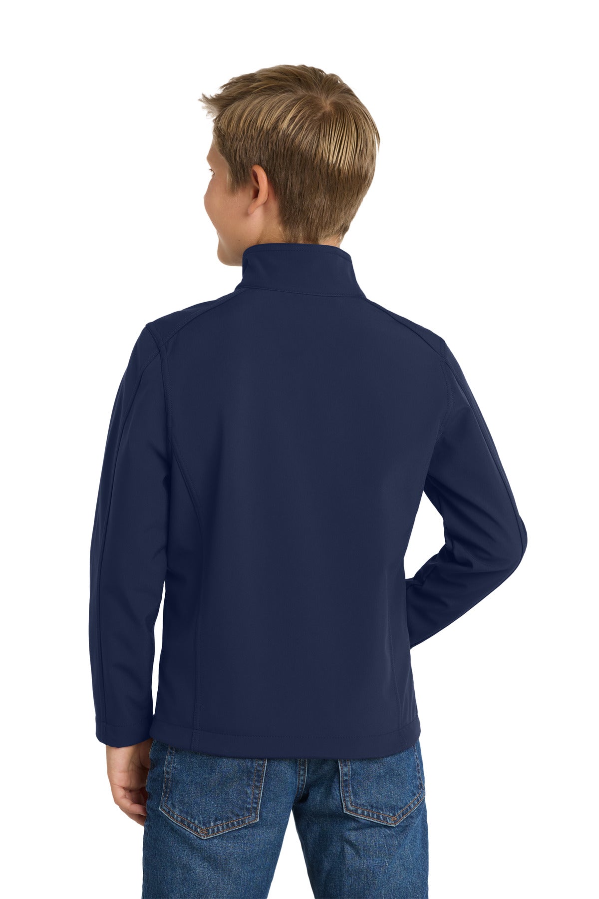Back Model Dress Blue Navy