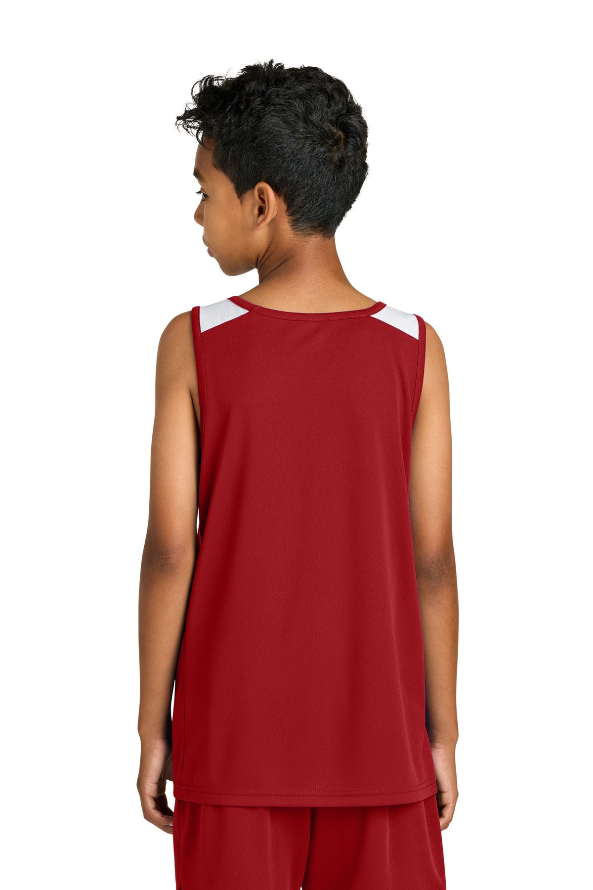 Back Model Deep Red/ White