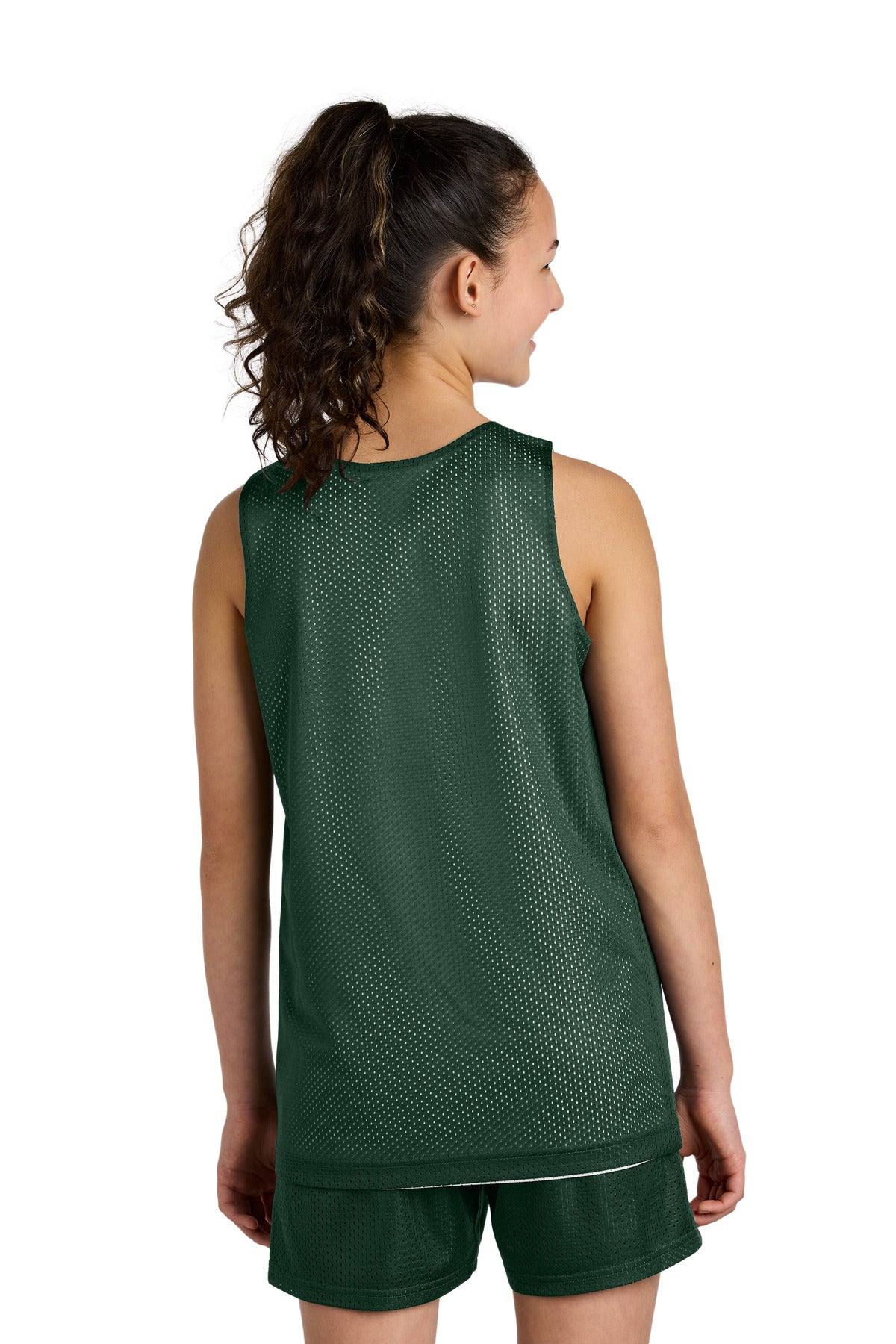 Back Model Forest Green/ White