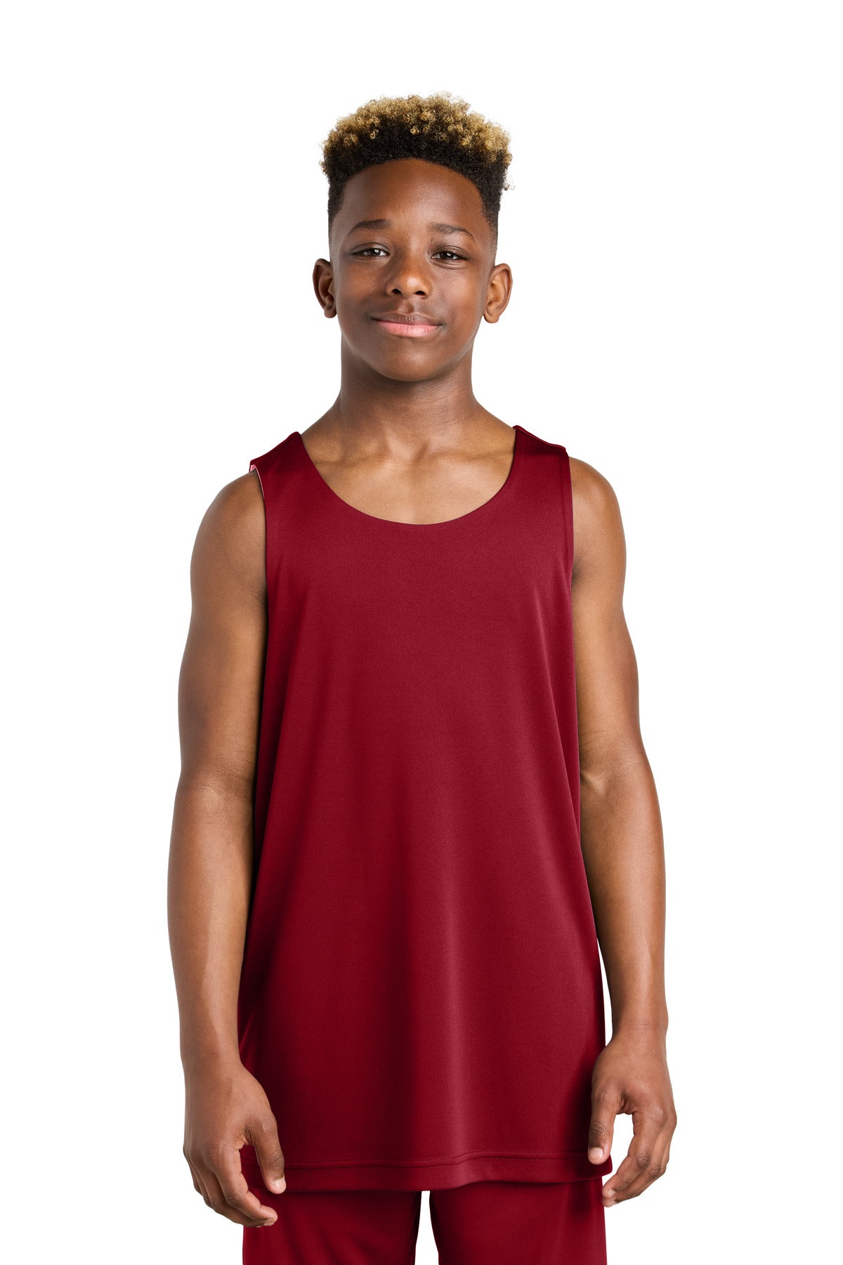 Model Deep Red/ White