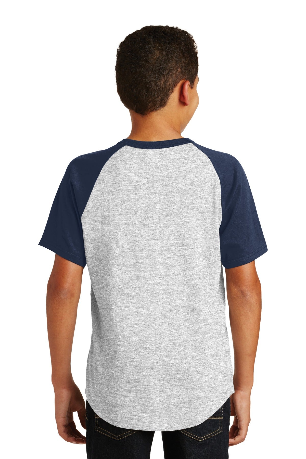 Back Model Heather Grey/ Navy