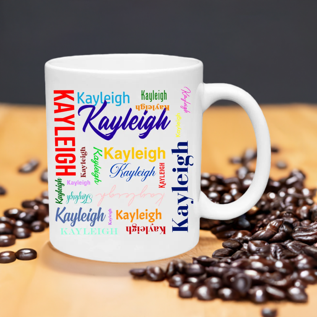 11 Ounce Coffee Mug - Long First Name On Repeat