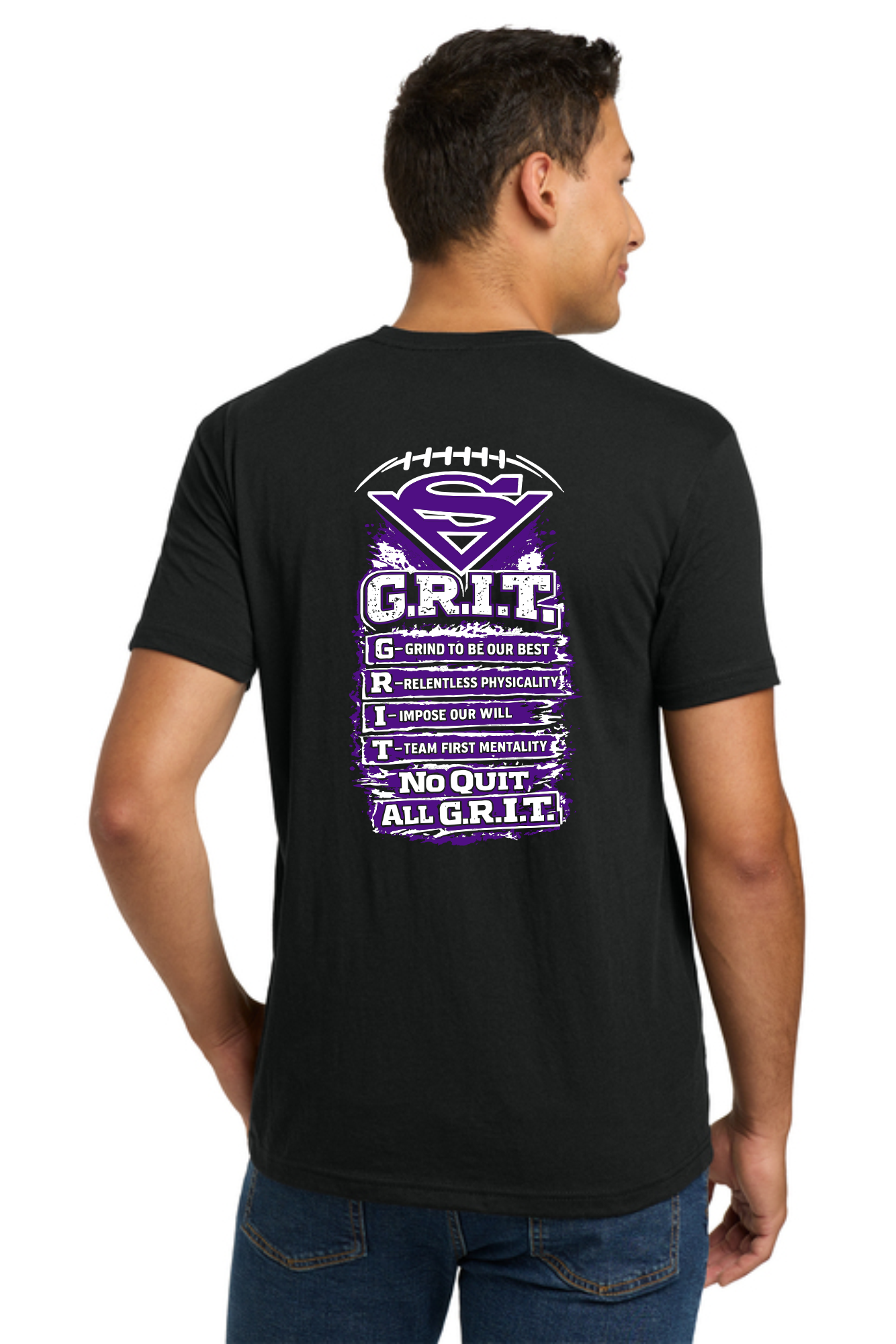 Swan Valley Football Adult Next Level Apparel CVC Tee