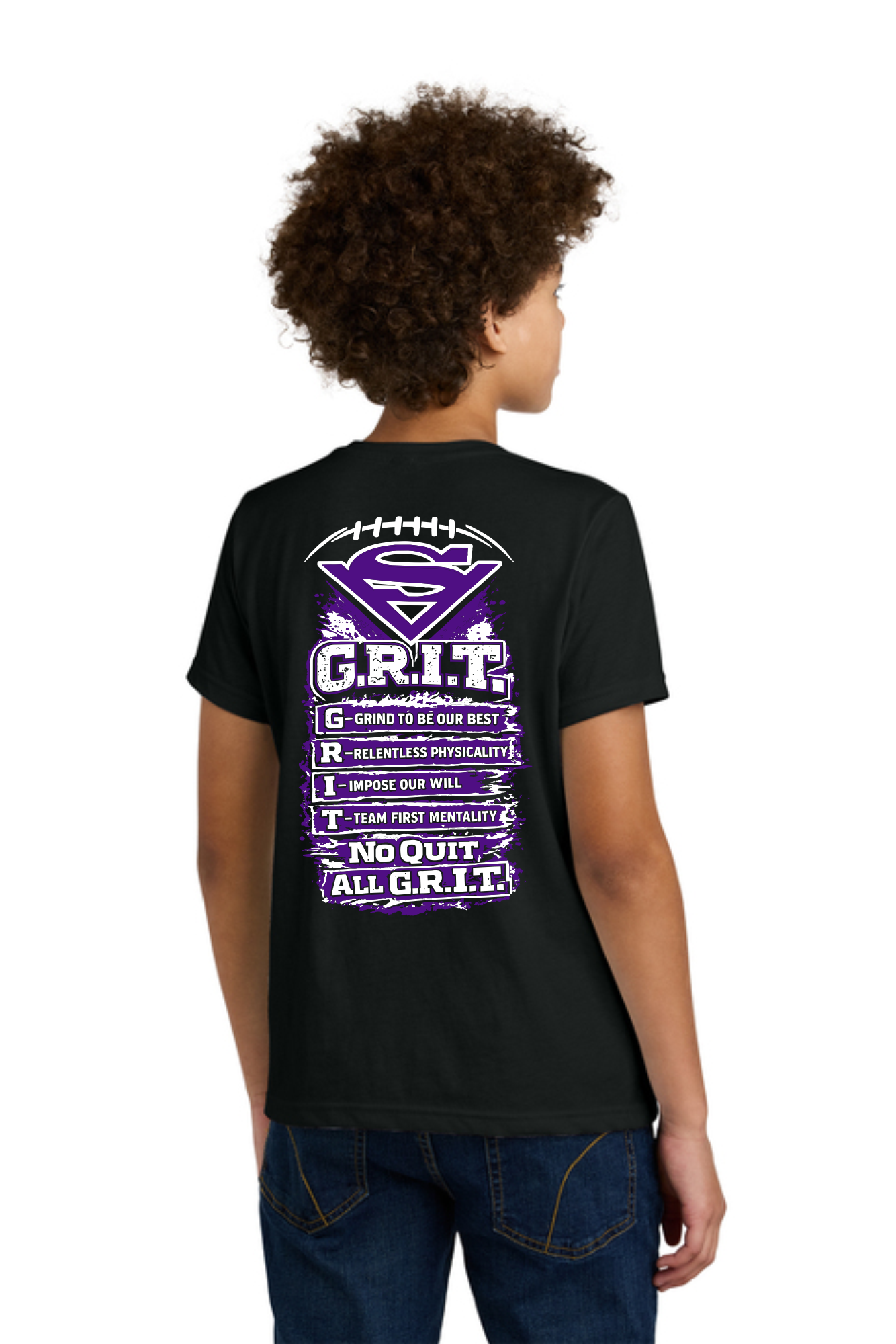 Swan Valley Football Youth Next Level Apparel CVC Tee