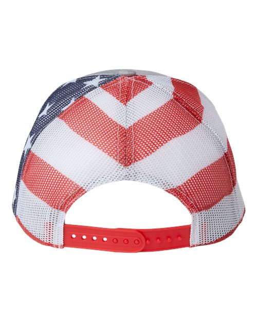 Back Product Heather Grey/ USA Flag