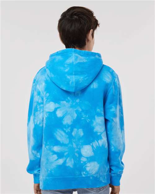 Back Model Tie Dye Aqua Blue