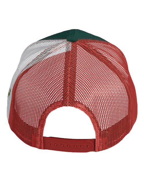 Back Product Dark Green/ Red/ Mexico Flag
