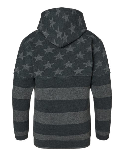 Back Product Black Stars & Stripes Triblend