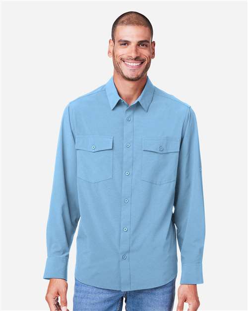 Model Columbia Blue