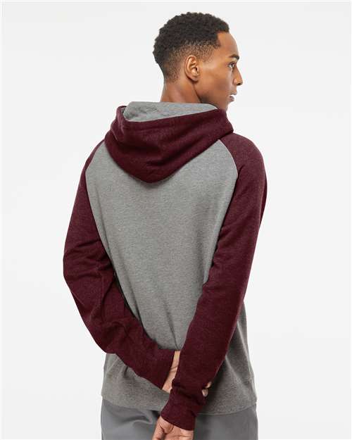 Back Model Gunmetal Heather/ Burgundy Heather