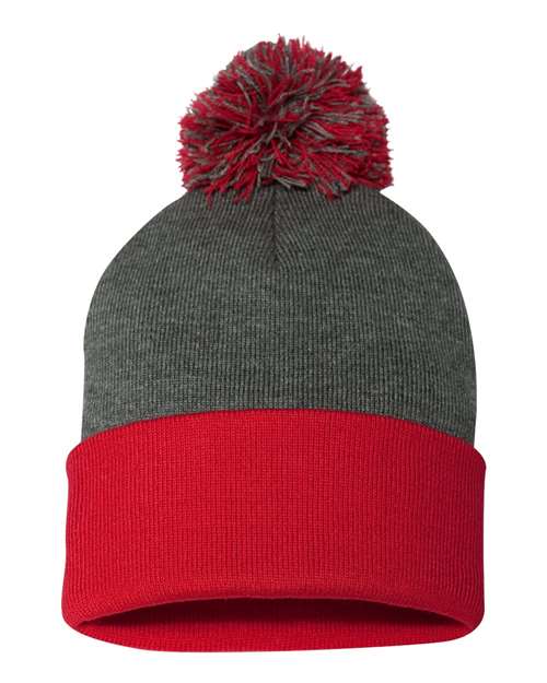 Product Dark Heather Grey/ Red