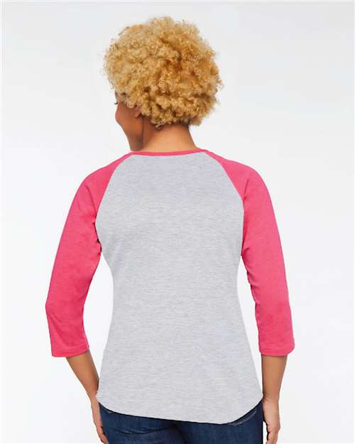 Back Model Vintage Heather/ Vintage Hot Pink