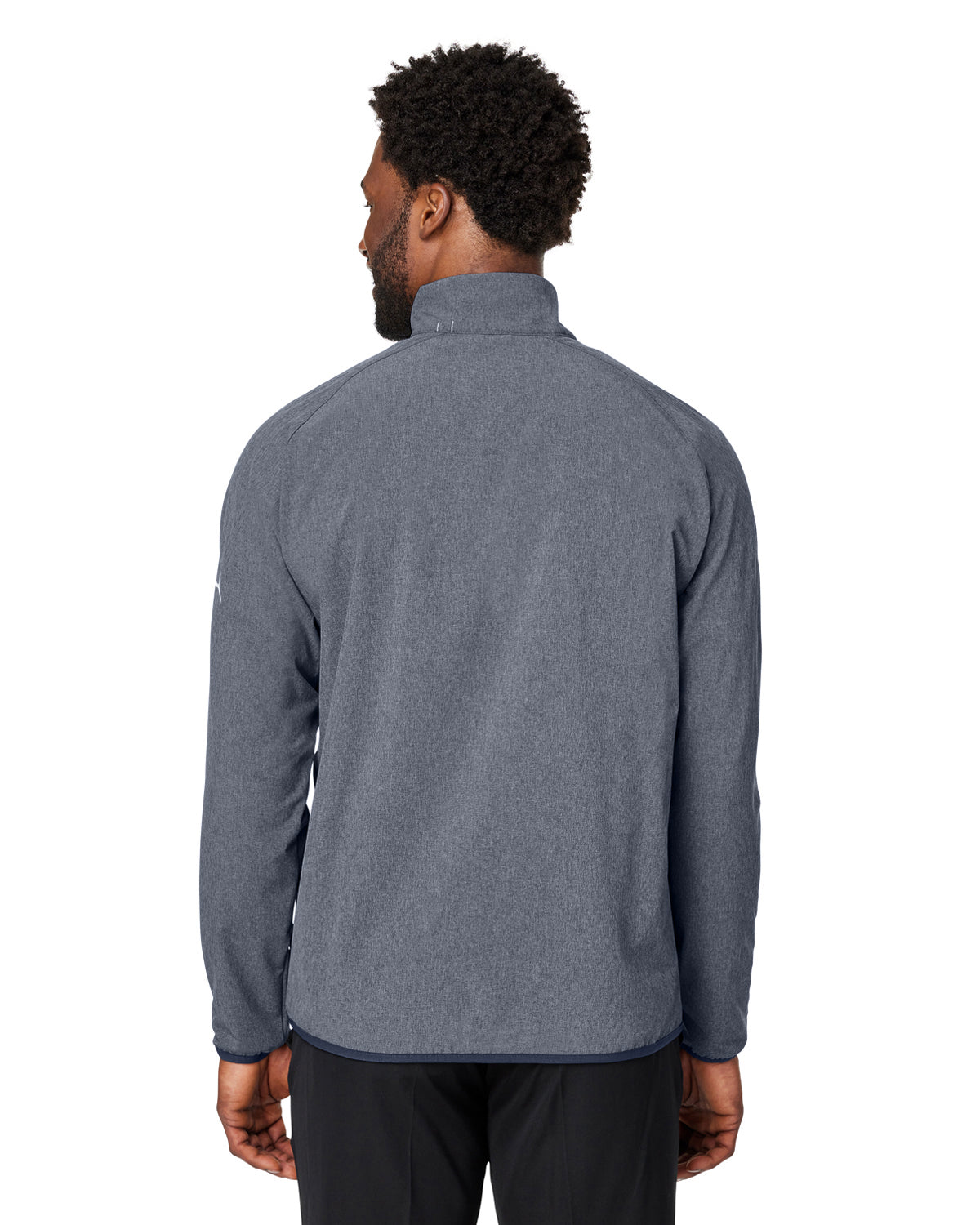 Back Model Navy Blazer Heather
