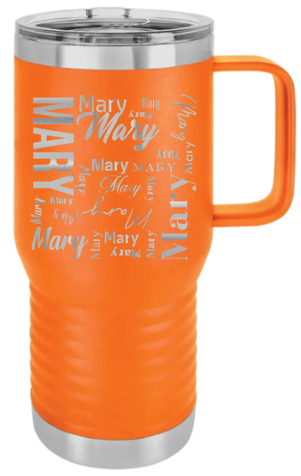 Double Walled Vacuum Insulated Travel Mug - Short First Name On Repeat