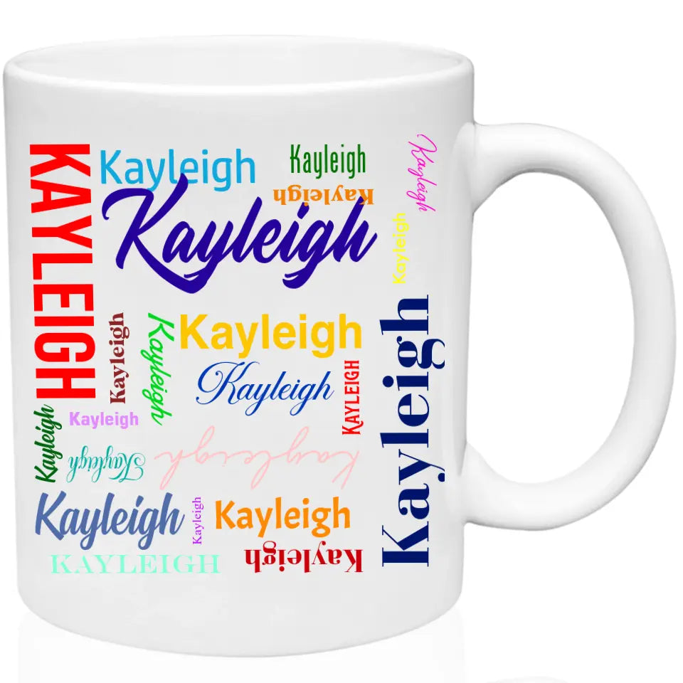 11 Ounce Coffee Mug - Long First Name On Repeat