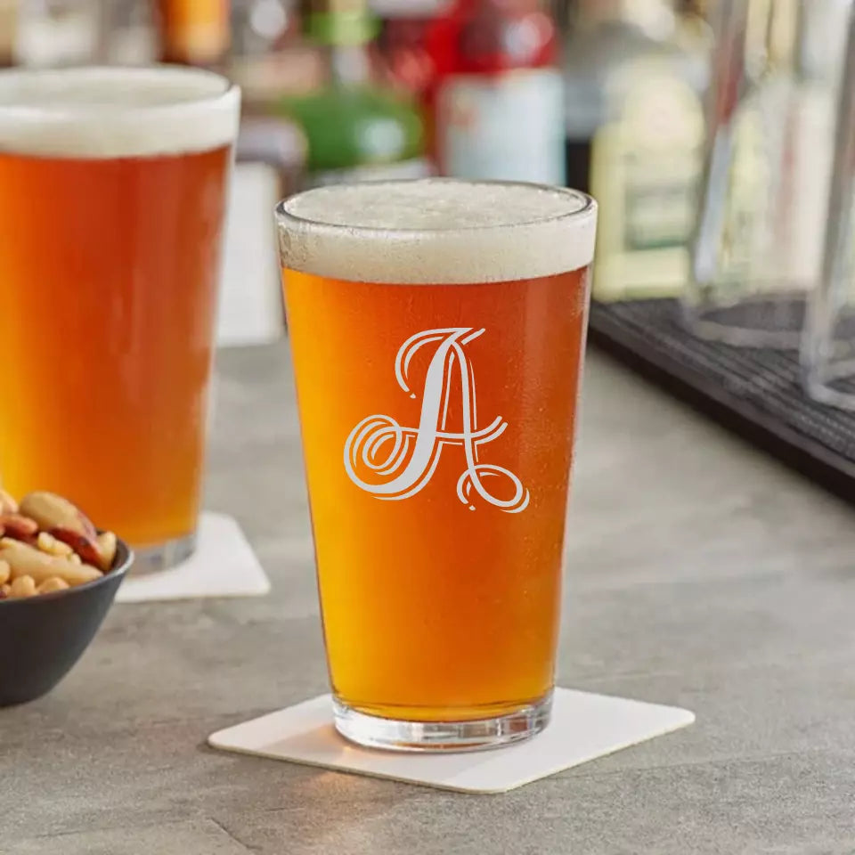 Classic Pint Glass - Monogram