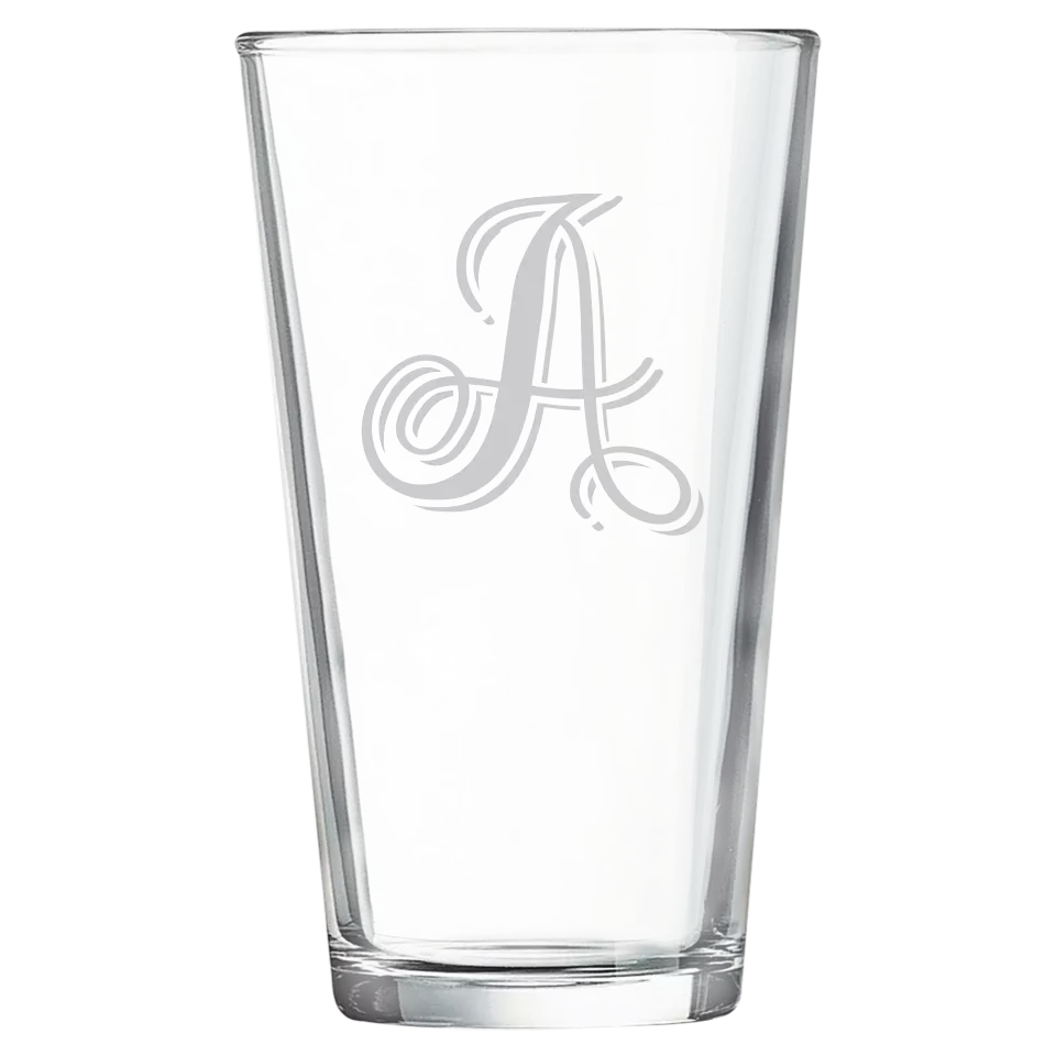 Classic Pint Glass - Monogram