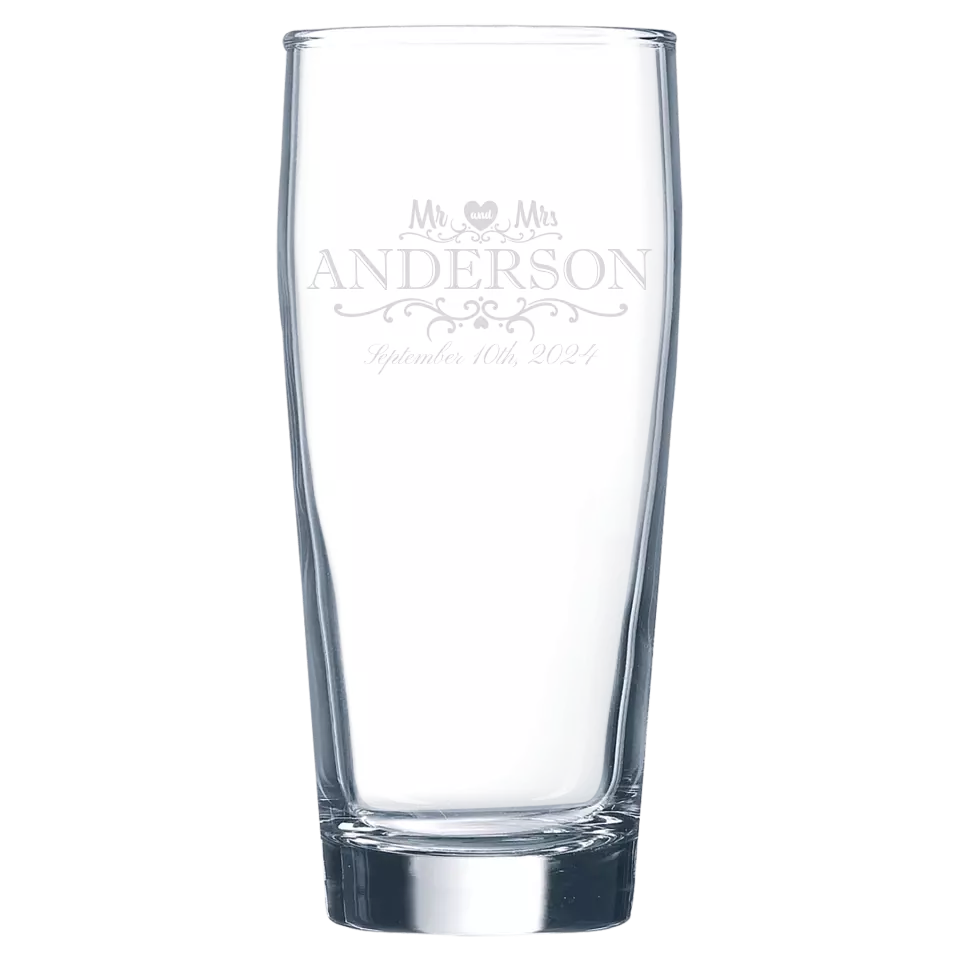 Willi Becher Glass - Monogram