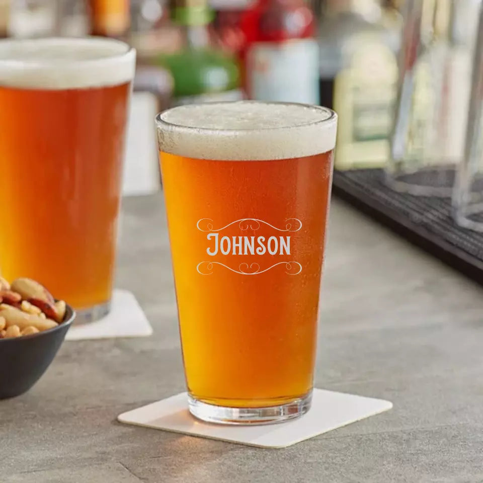 Classic Pint Glass - Classic Name