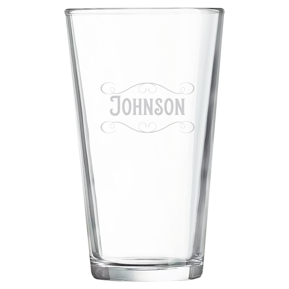 Classic Pint Glass - Classic Name