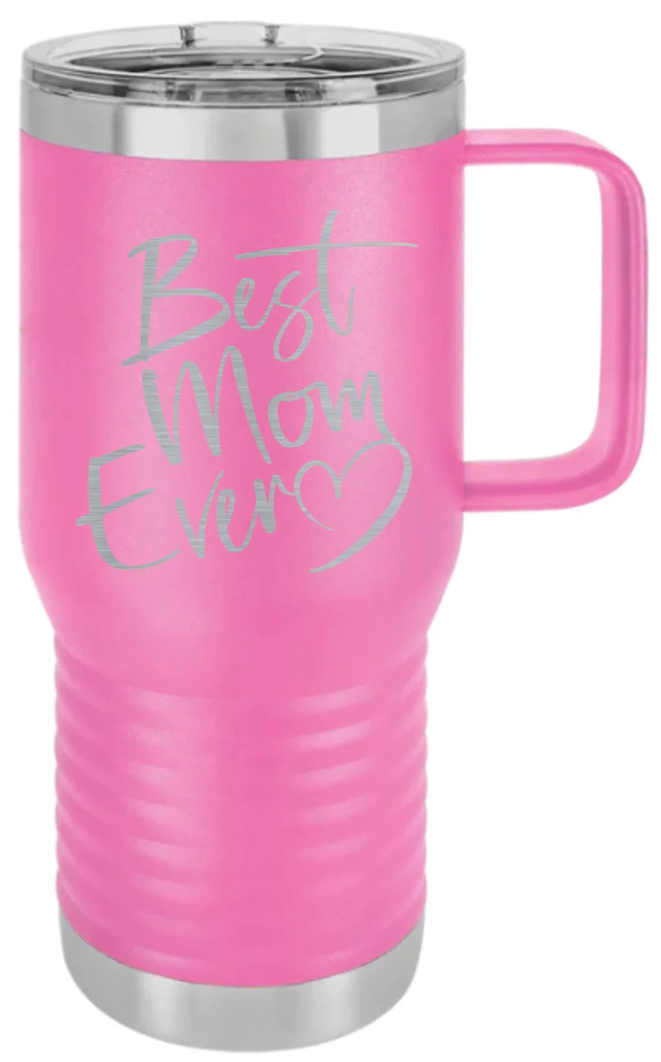 Cute & Funny Mom Themed Engraved Travel Mugs - High Quality Double Walled Vacuum Insulated - 15, 20 & 40 Ounce Capacity