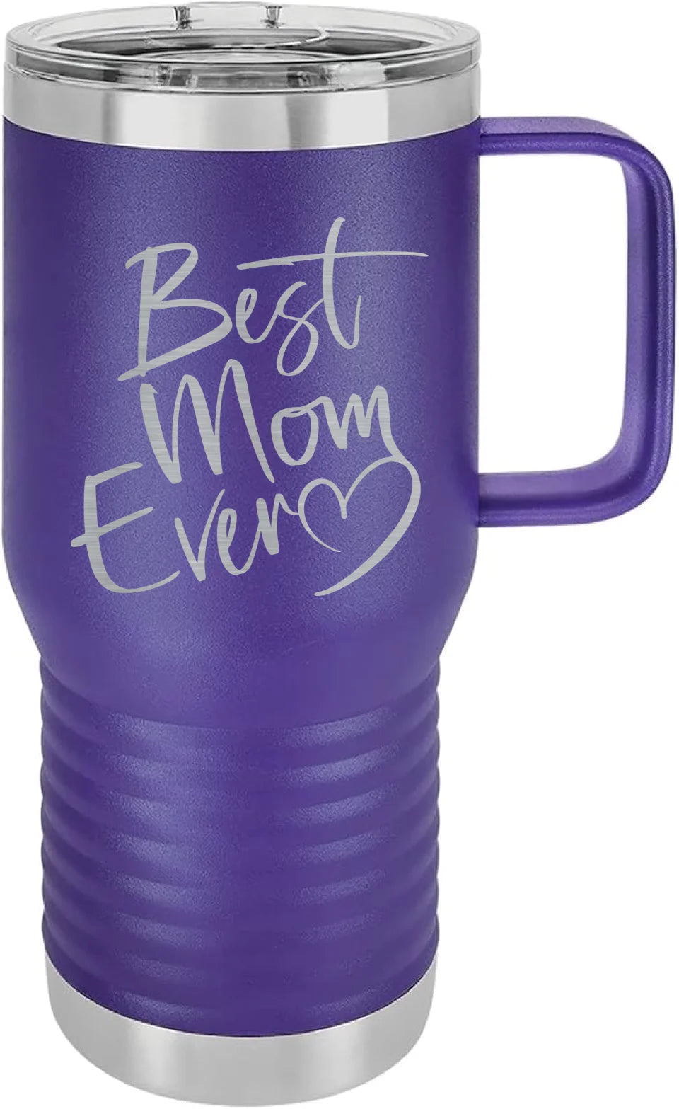 Cute & Funny Mom Themed Engraved Travel Mugs - High Quality Double Walled Vacuum Insulated - 15, 20 & 40 Ounce Capacity
