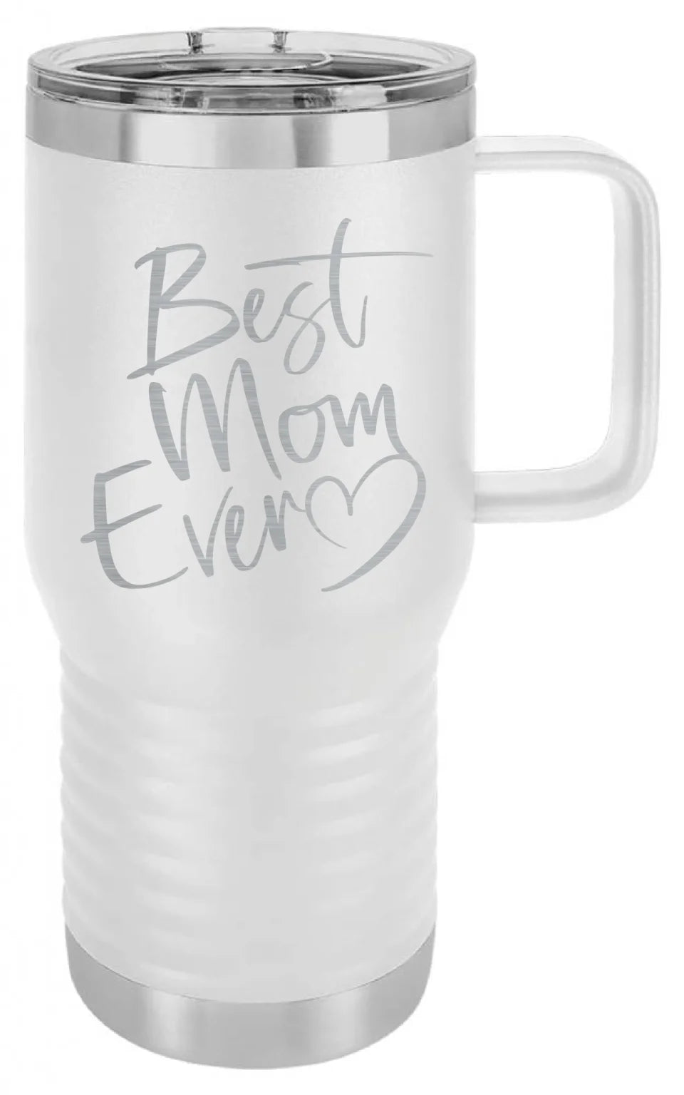 Cute & Funny Mom Themed Engraved Travel Mugs - High Quality Double Walled Vacuum Insulated - 15, 20 & 40 Ounce Capacity