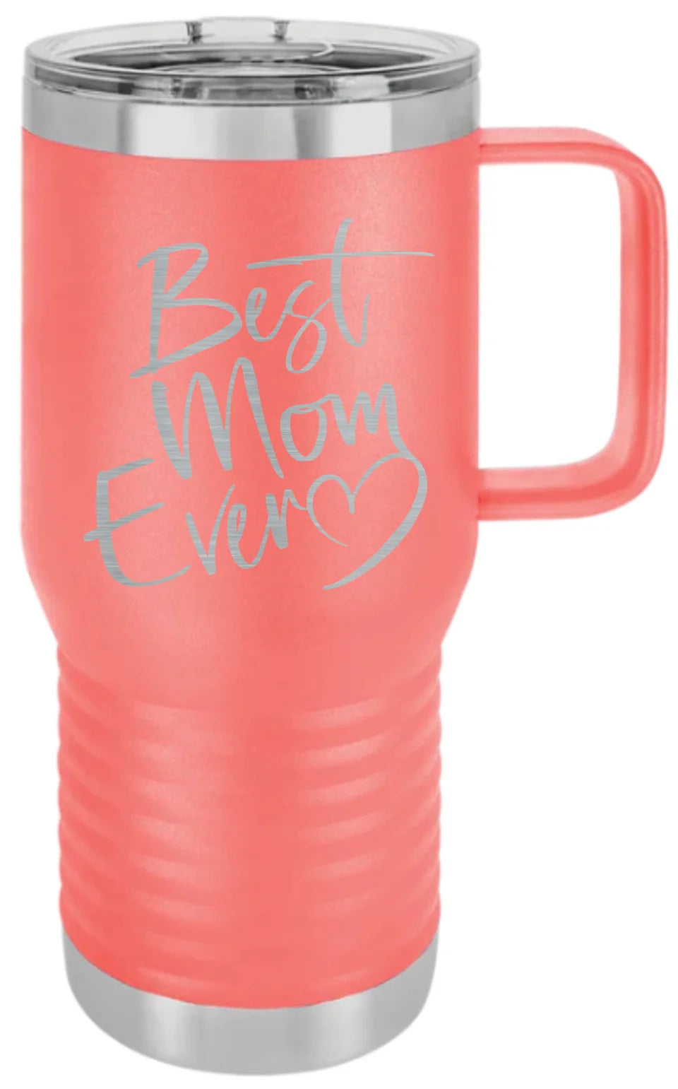 Cute & Funny Mom Themed Engraved Travel Mugs - High Quality Double Walled Vacuum Insulated - 15, 20 & 40 Ounce Capacity