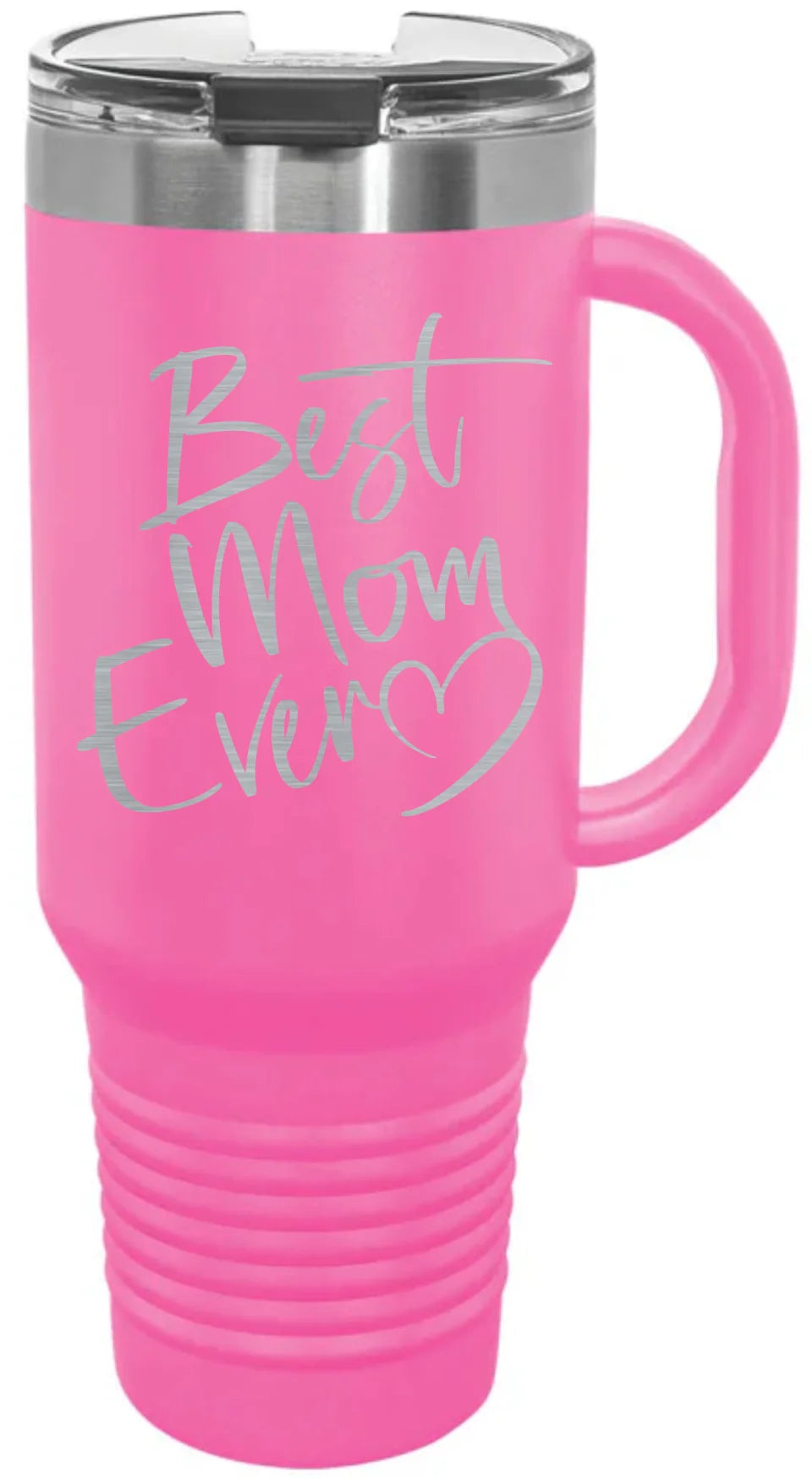 Cute & Funny Mom Themed Engraved Travel Mugs - High Quality Double Walled Vacuum Insulated - 15, 20 & 40 Ounce Capacity