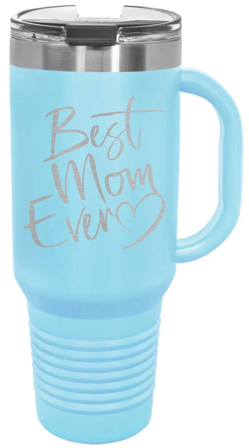 Cute & Funny Mom Themed Engraved Travel Mugs - High Quality Double Walled Vacuum Insulated - 15, 20 & 40 Ounce Capacity