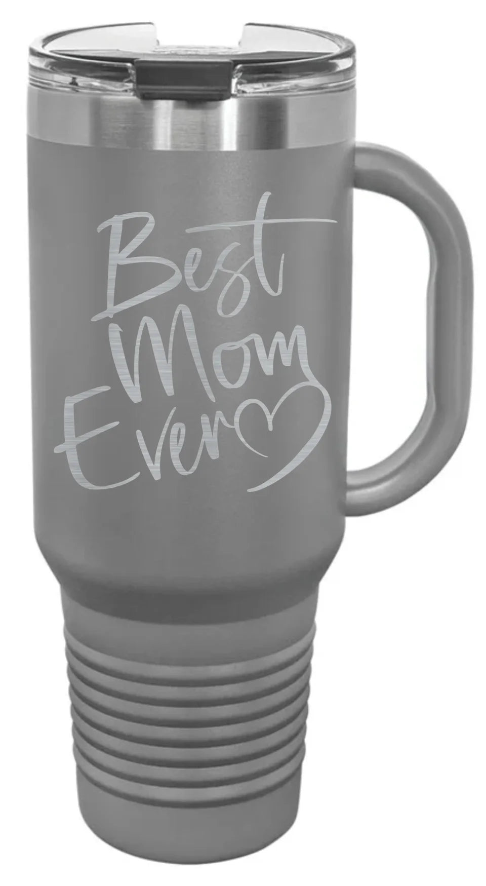 Cute & Funny Mom Themed Engraved Travel Mugs - High Quality Double Walled Vacuum Insulated - 15, 20 & 40 Ounce Capacity