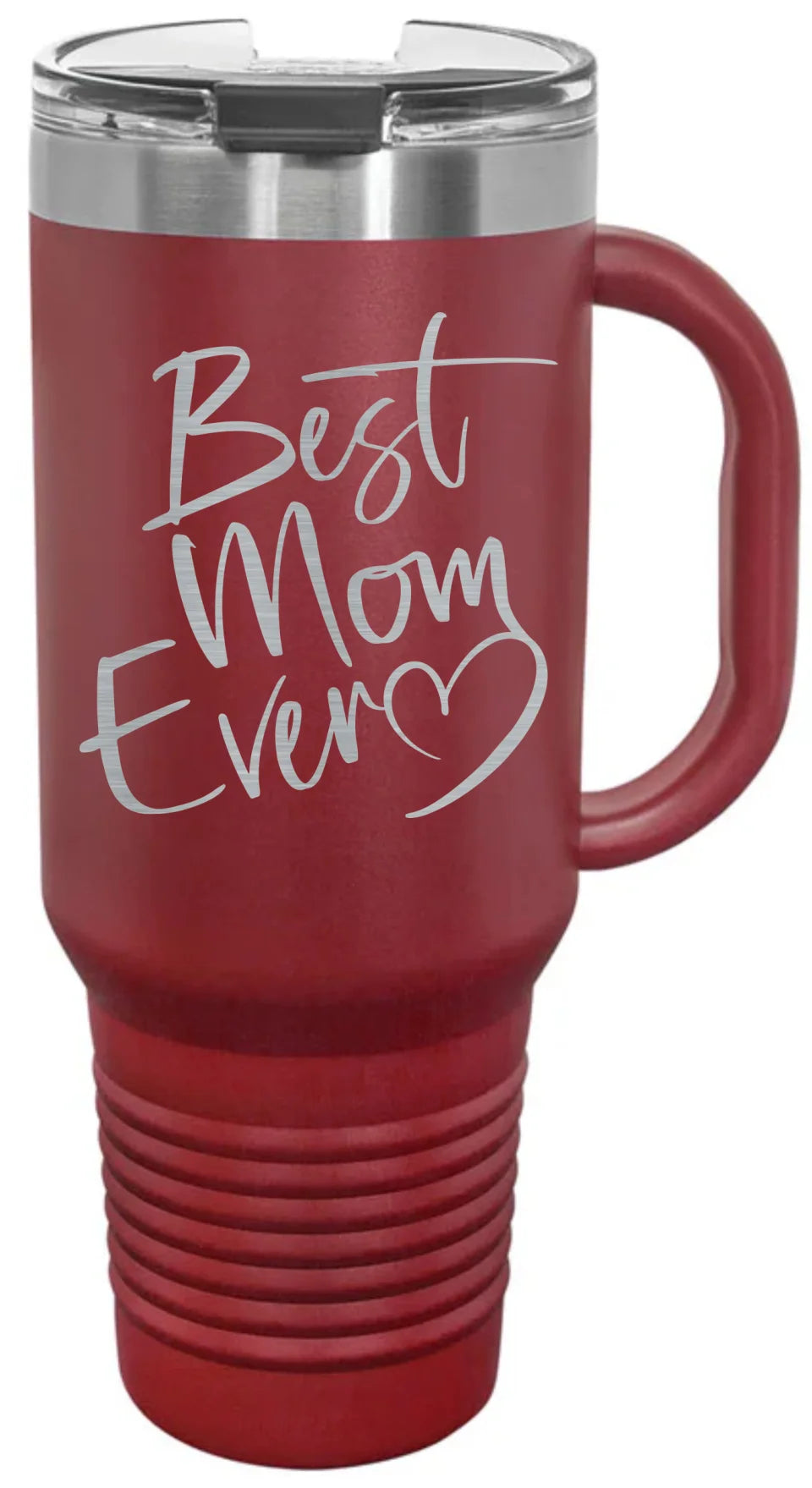 Cute & Funny Mom Themed Engraved Travel Mugs - High Quality Double Walled Vacuum Insulated - 15, 20 & 40 Ounce Capacity