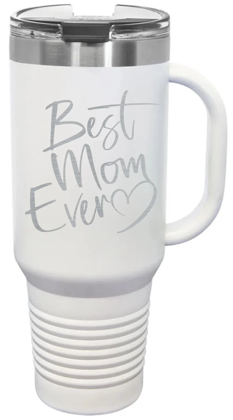 Cute & Funny Mom Themed Engraved Travel Mugs - High Quality Double Walled Vacuum Insulated - 15, 20 & 40 Ounce Capacity