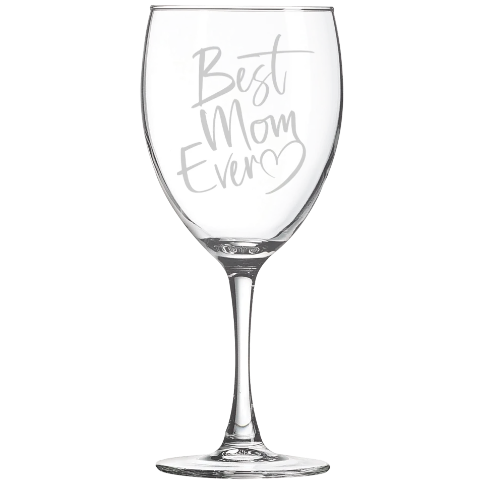 Cute & Funny Mom Themed Wine Glasses In 2 Sizes